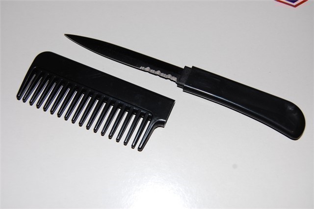 Black Comb Knife Concealable Dagger Free Shipping-img-0