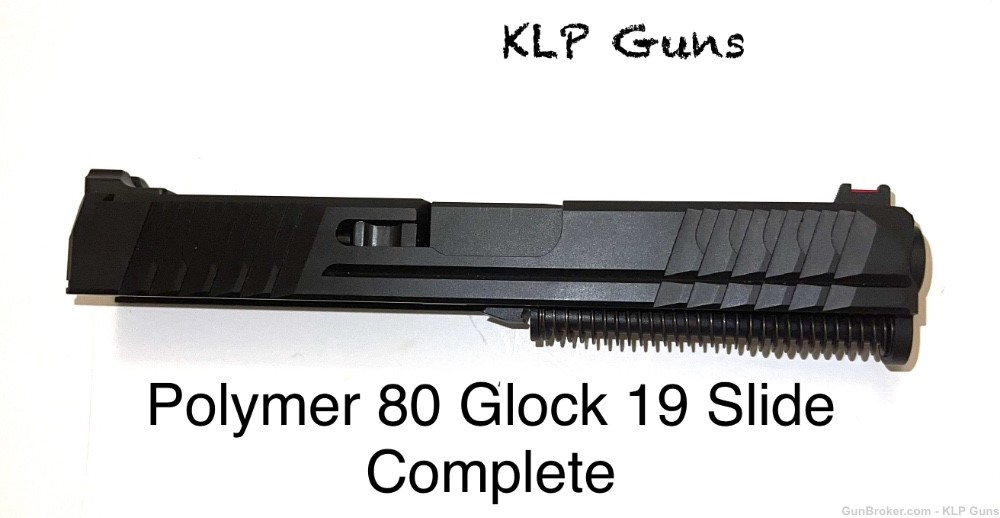 LIKE NEW Polymer80 P80 Complete Slide Assembly G19 Glock 19 Gen3 Polymer 80-img-0
