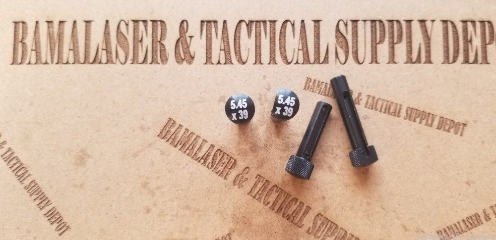 5.45X39 EXTENDED TAKEDOWN EZ PULL PINS & BUTTON SALE 5.56 CMMG YHM BCM 223 -img-0