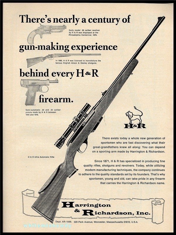 1968 HARRINGTON & RICHARDSON H&R Ultra Ad-img-0
