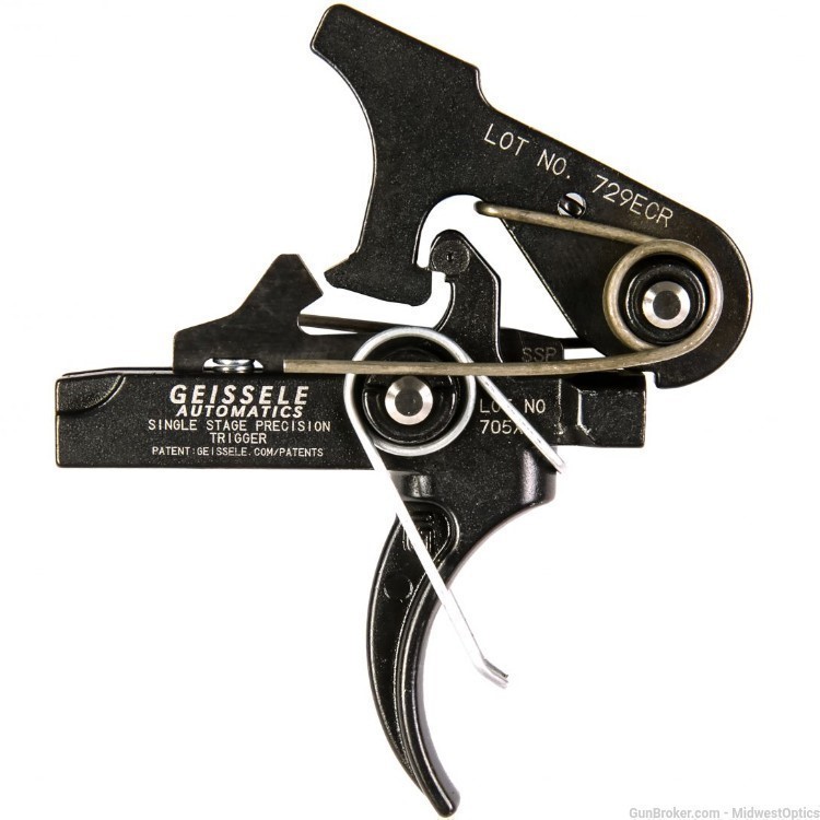 Geissele Single-Stage Precision SSP Curved Bow Trigger-img-0