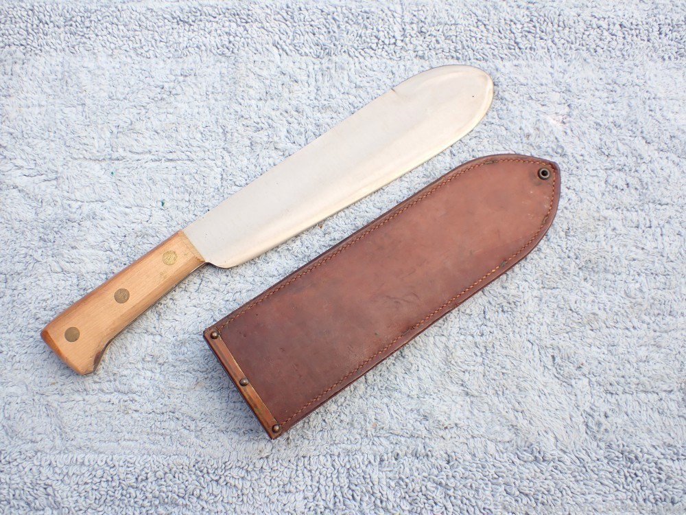 USMC WWII MEDICAL CORPSMEN BOLO KNIFE DATED 1944 CHATILLON N.Y.  (MINT)-img-2