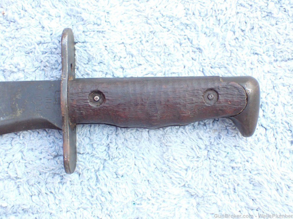 SPRINGFIELD ARMORY MODEL 1917 BOLO WITH SCABBARD DATED 1918 PLUMB/PHILA-img-8