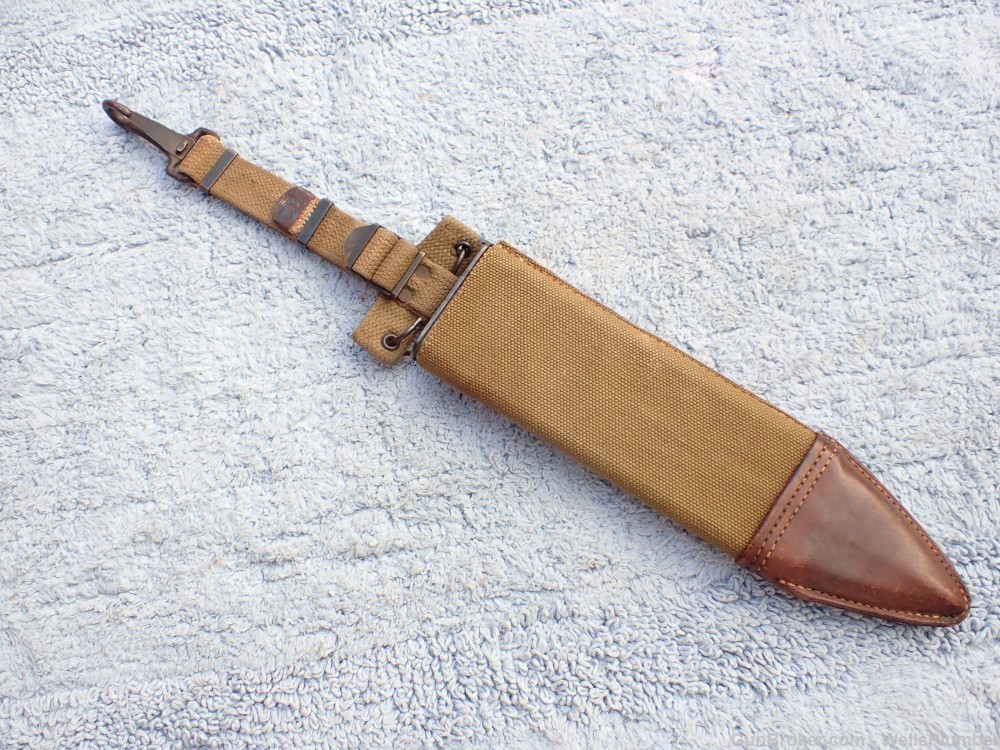 US SPRINGFIELD ARMORY MODEL 1910 BOLO WITH EXPERIMENTAL SCABBARD (RARE)-img-27