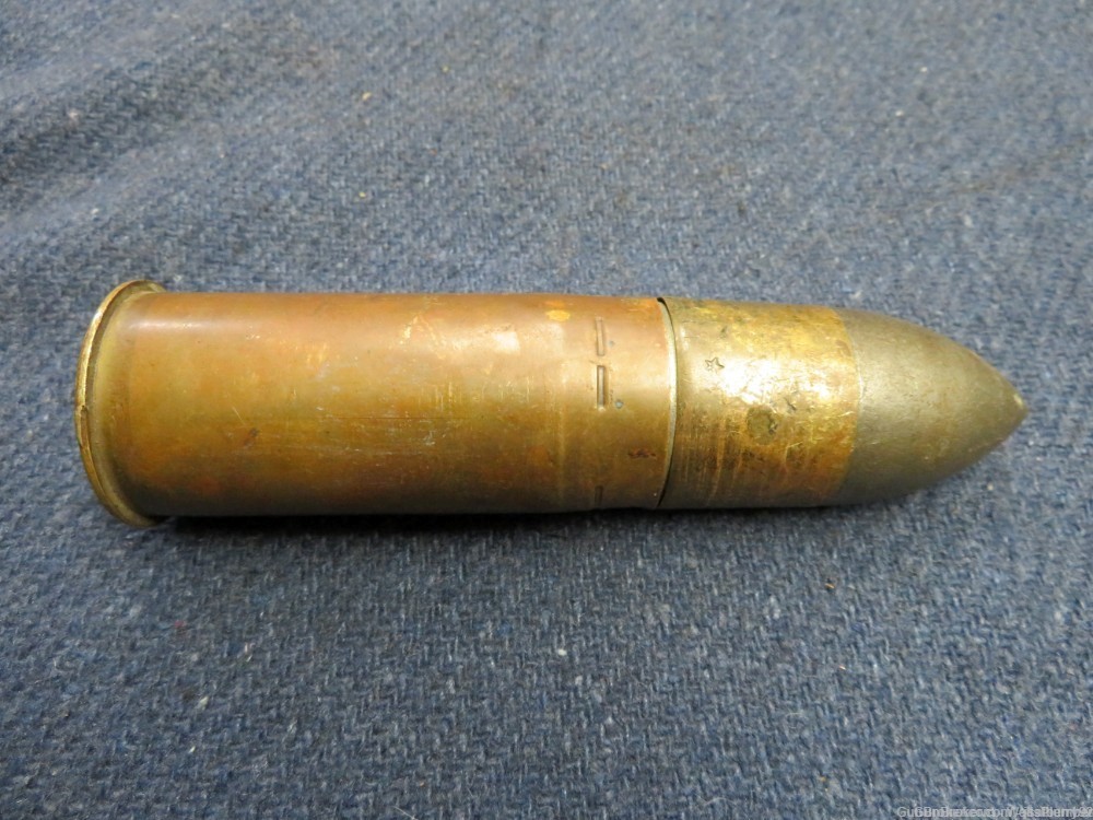 US WWII 37MM MK 1A2 ROUND DATED 1941 INERT-img-0
