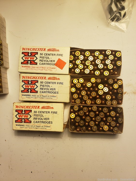 30 Luger ammo ammunition Winchester 150 rounds 7.65 parabellum 93gr-img-0