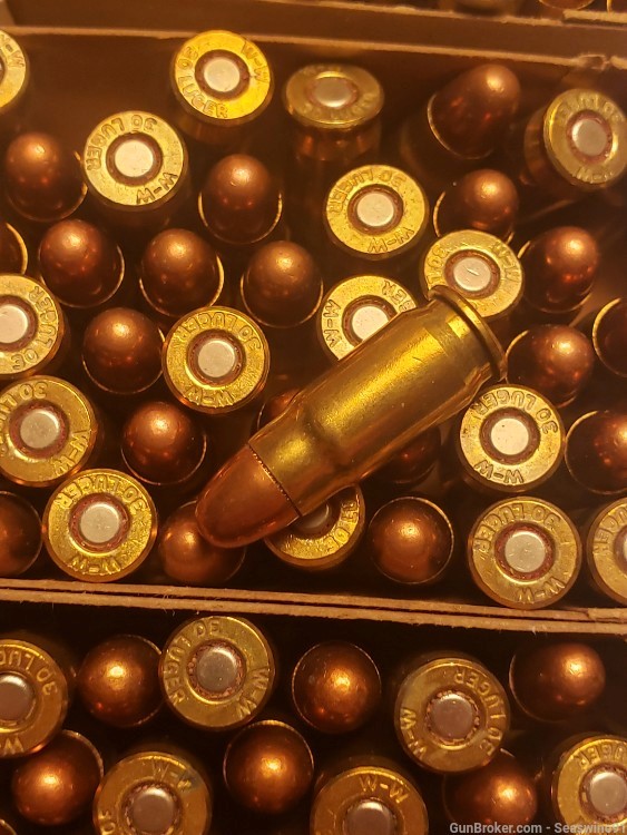 30 Luger ammo ammunition Winchester 150 rounds 7.65 parabellum 93gr-img-3