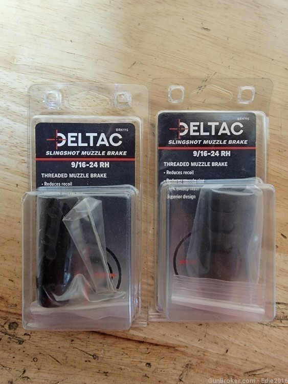 DELTAC MUZZLE BRAKE 9/16-24 RH THREAD - FITS INCH PATTERN FAL'S -img-7