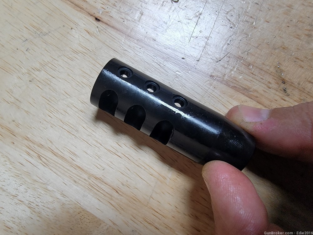 DELTAC MUZZLE BRAKE 9/16-24 RH THREAD - FITS INCH PATTERN FAL'S -img-6