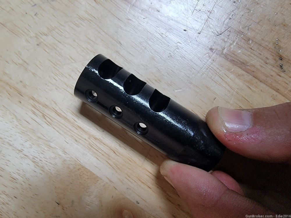DELTAC MUZZLE BRAKE 9/16-24 RH THREAD - FITS INCH PATTERN FAL'S -img-4