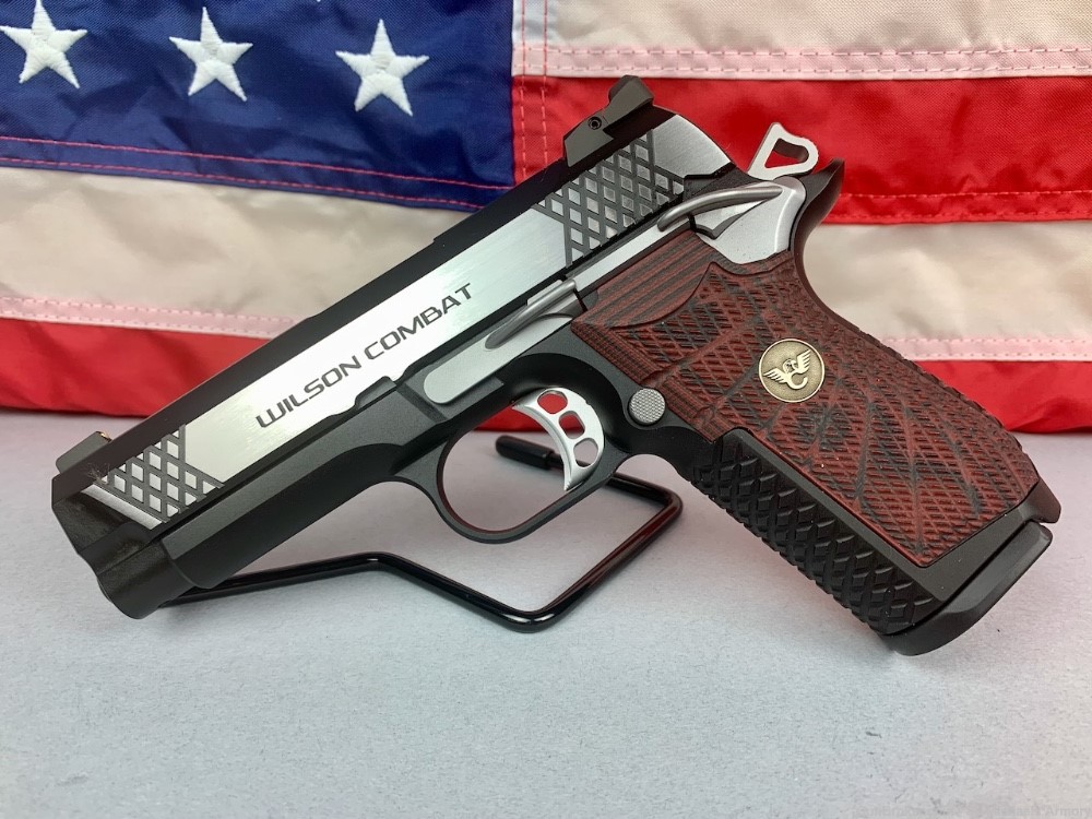 Wilson Combat EDC X9 Stainless Two-Tone 9mm 1911 - NEW-img-0