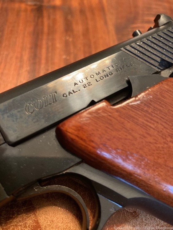 Colt Woodsman Huntsman .22 LR 6” Pistol NOS 1970 98%+ -img-7