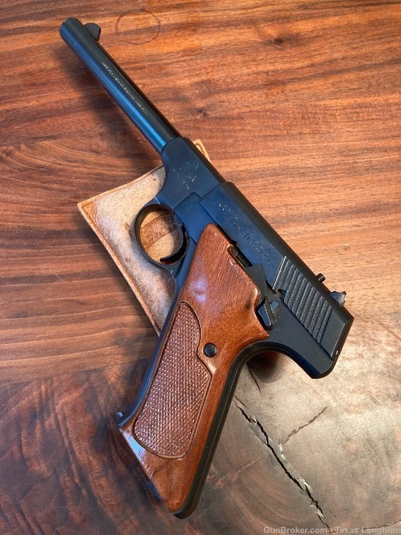 Colt Woodsman Huntsman .22 LR 6” Pistol NOS 1970 98%+ -img-0