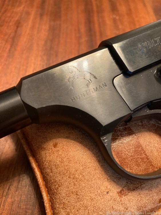 Colt Woodsman Huntsman .22 LR 6” Pistol NOS 1970 98%+ -img-3