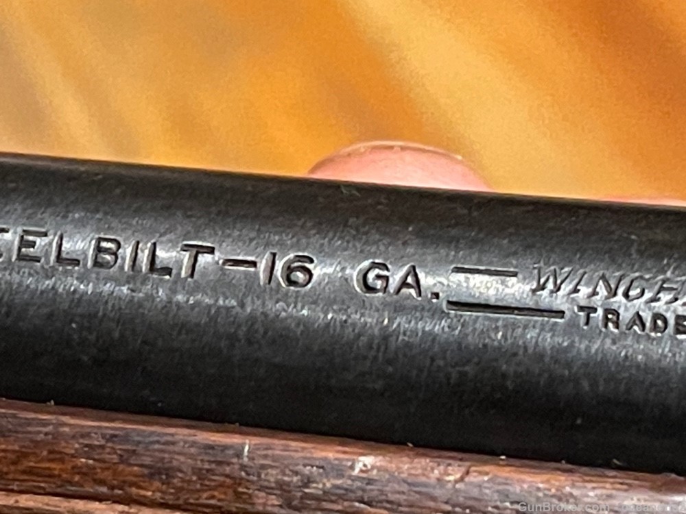 Winchester Model 37 shotgun 16 ga Checkered WOW  nice gun 28" 2 3/4"-img-8