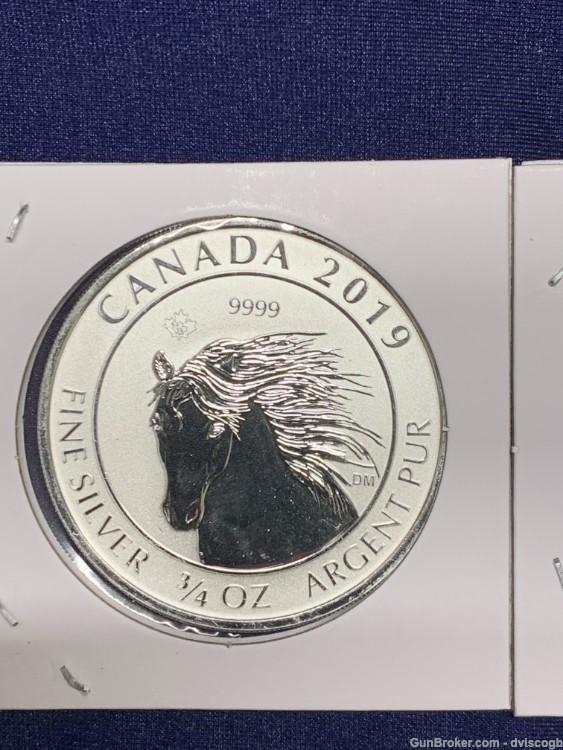 2019 Queen Elizabeth 2 Dollar coin, 3/4 fine silver - 3 piece set -img-2