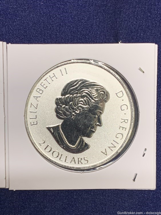 2019 Queen Elizabeth 2 Dollar coin, 3/4 fine silver - 3 piece set -img-6