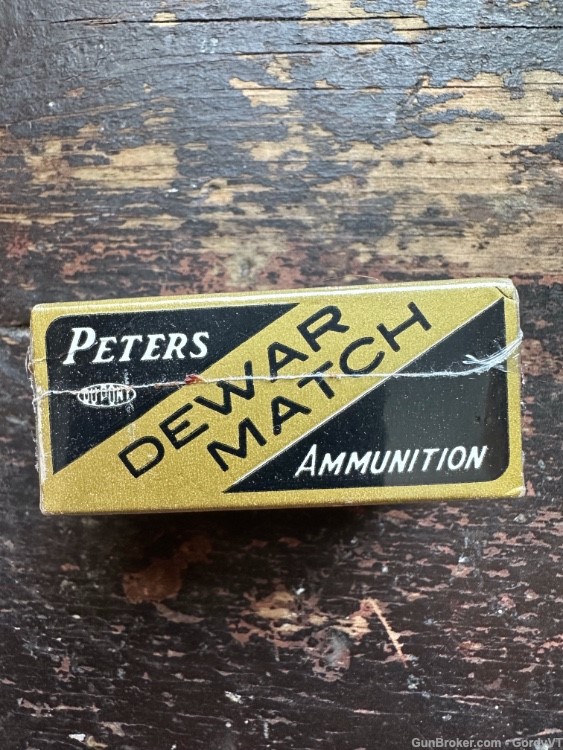 Peters Dewar Match Full and Correct Excellent .22 long rifle 22-img-1