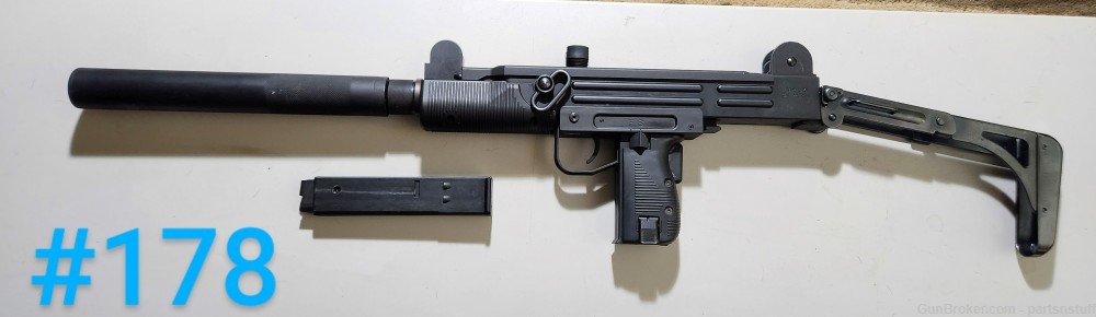 IWI Israel UZI .22LR  with Faux Suppressor. From Walther Factory-img-1