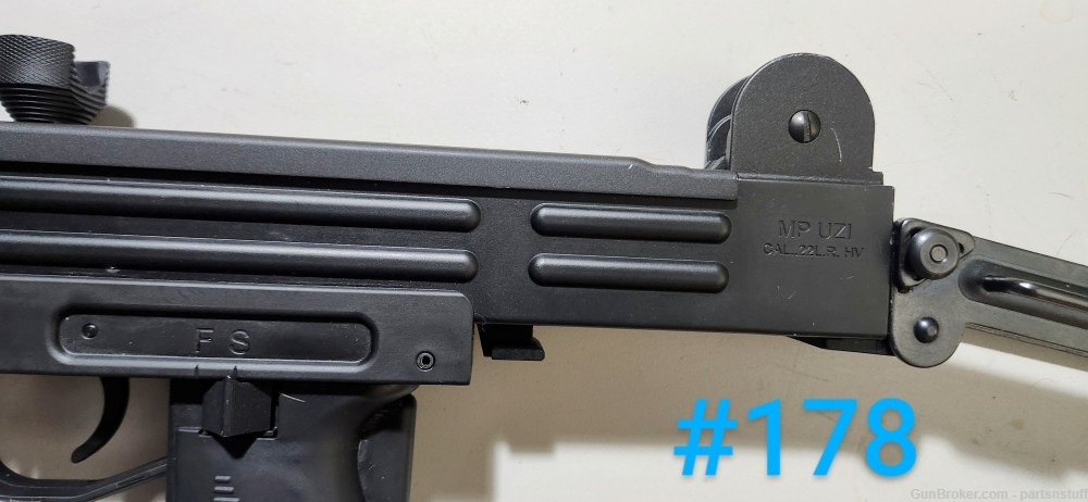 IWI Israel UZI .22LR  with Faux Suppressor. From Walther Factory-img-5