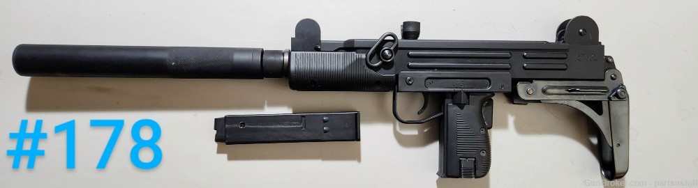IWI Israel UZI .22LR  with Faux Suppressor. From Walther Factory-img-2