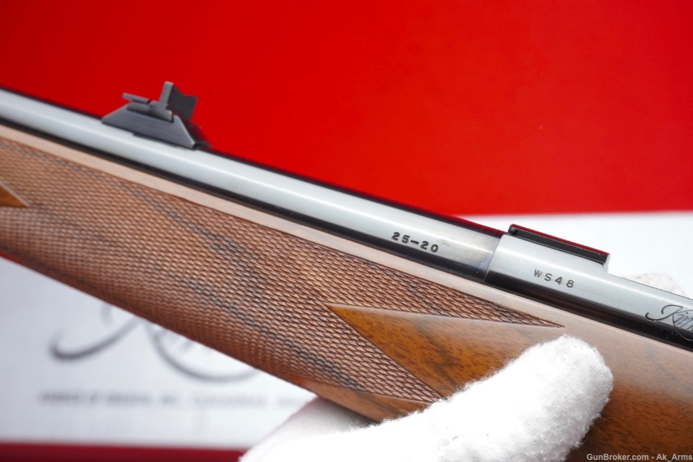 RARE Kimber Model 82 "S" Series Bolt Action 25-20 w/High Grade Wood!-img-17