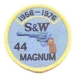 S & W  44  MAGNUM  logo  patch-img-0