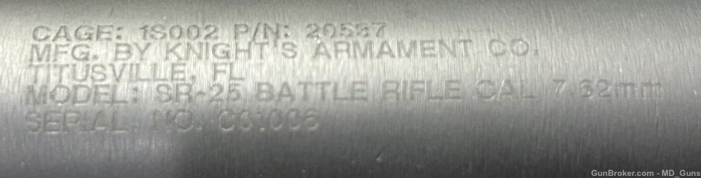 Knights Armament SR25 Battle Rifle Suppressor - NOS, #6 of 30-img-1