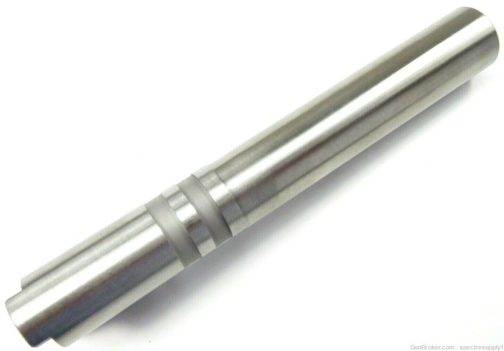 Stainless Government Length 5" BULL Barrel, Link & Pin .45 ACP 45 Auto-img-1
