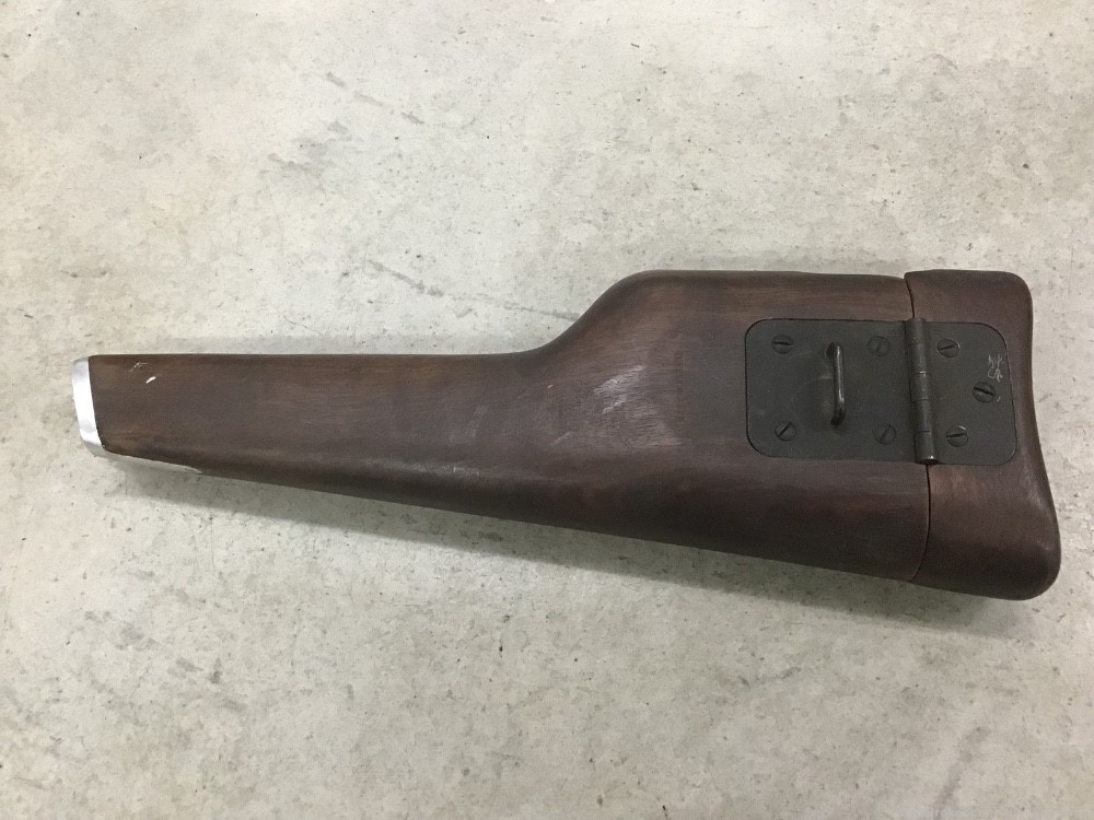 WW2 Canadian Inglis Browning Hi-Power Shoulder Stock Penny Auction NR 0.01 -img-0