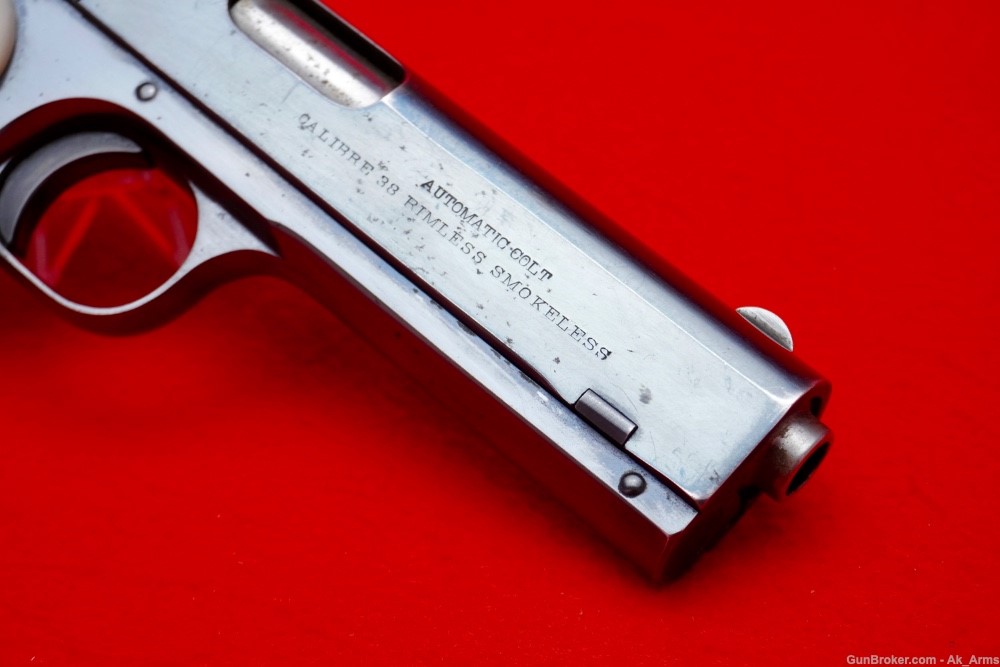 Stunning Colt Model 1903 Pocket Hammer .38 Colt *FACTORY MOP GRIPS*-img-5