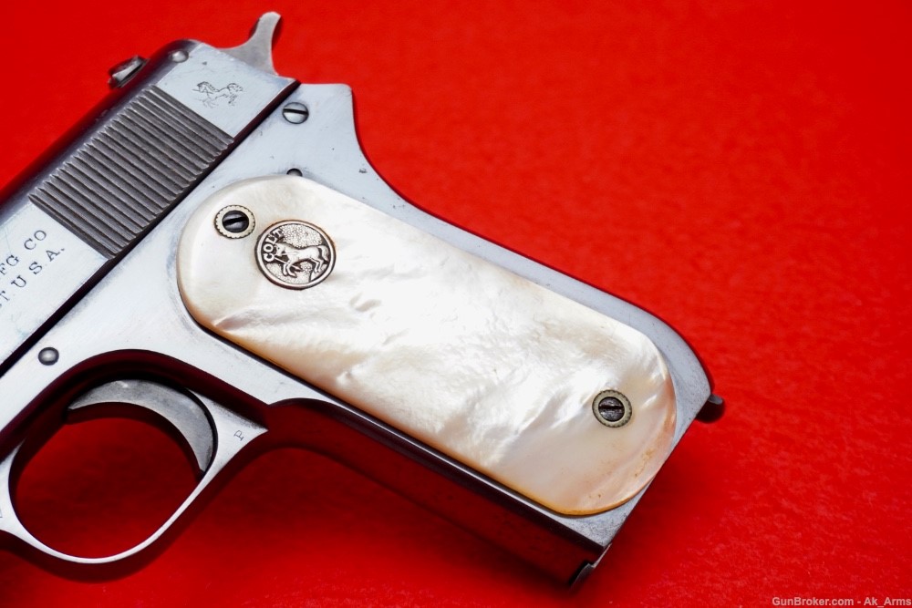 Stunning Colt Model 1903 Pocket Hammer .38 Colt *FACTORY MOP GRIPS*-img-3
