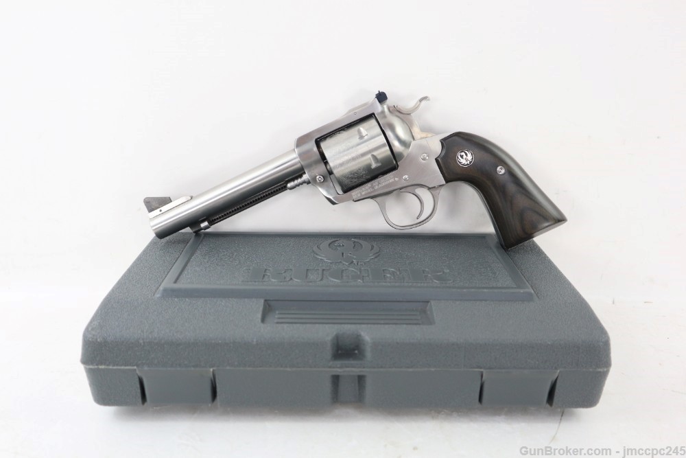 Rare Nice Ruger Blackhawk Bisley Convertible .45 ACP .45 LC Revolver 5.5" -img-0