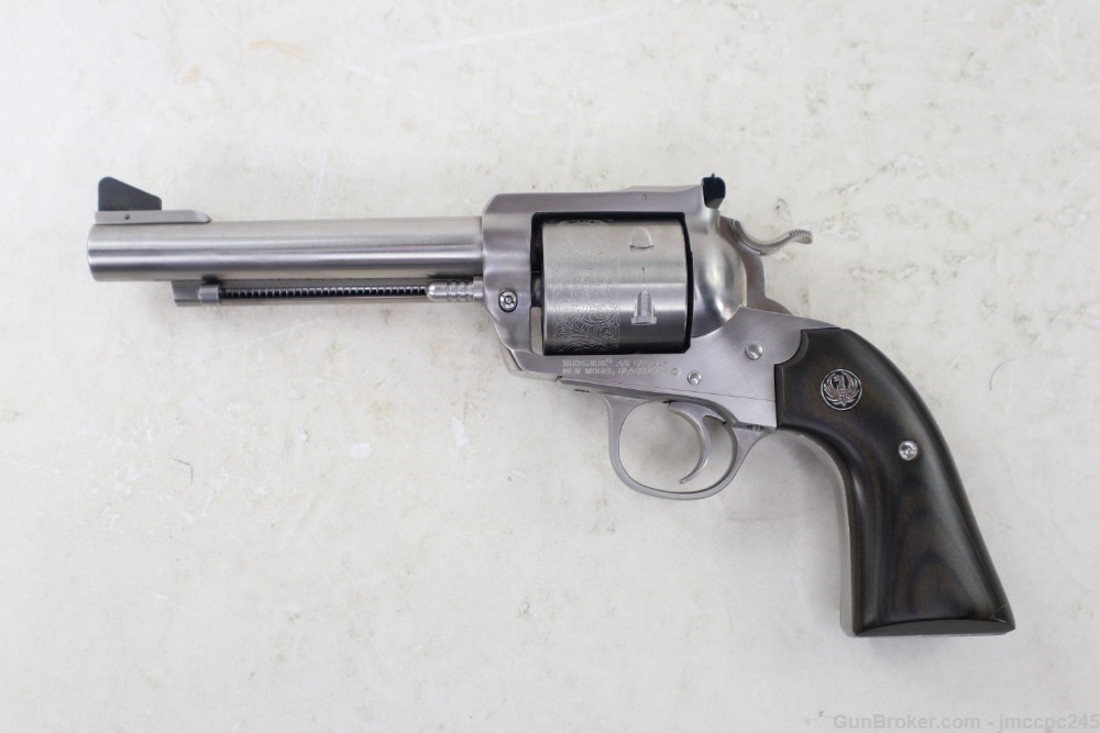 Rare Nice Ruger Blackhawk Bisley Convertible .45 ACP .45 LC Revolver 5.5" -img-7