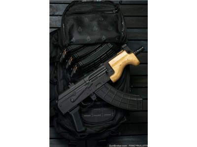 NEW CENTURY ARMS MICRO DRACO 7.62X39 BACK PACK, 4 MAGS PENNY START