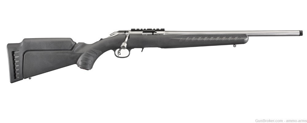 Ruger American Rimfire Rifle .22 LR 18" Stainless 10 Rds 8351-img-1