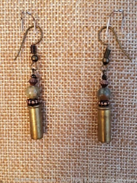 Bullets,Crystals & Bling Necklace & Earrings.Handmade-1 of 1.NE30.*REDUCED*-img-3