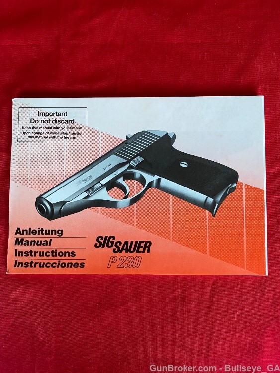 Sig Sauer P230 West German "KD" 1993 .380 ACP *Excellent*-img-3