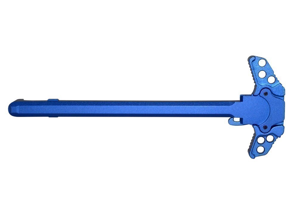 AR15 Ambidextrous Charging Handle Blue NIB No CC Fee-img-1