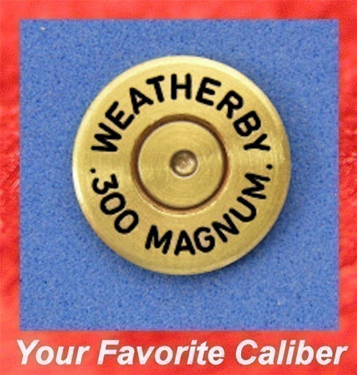 Weatherby 300 Magnum Hat Pin Tie Tack Ammo Bullet-img-0
