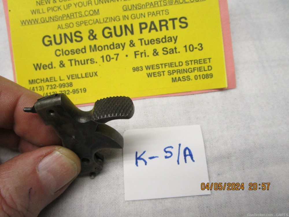 Smith & Wesson -K- frame factory single action hammer.-img-3