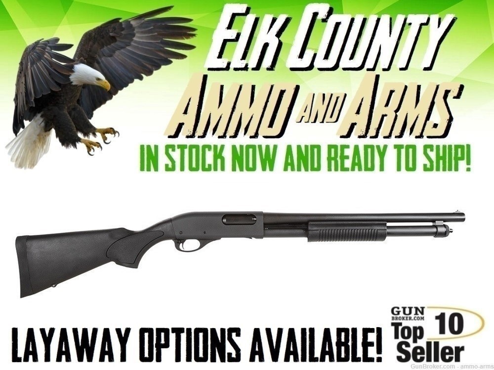 Remington Model 870 Express 12 Gauge 18.5" 6 Rds Black 25077-img-0