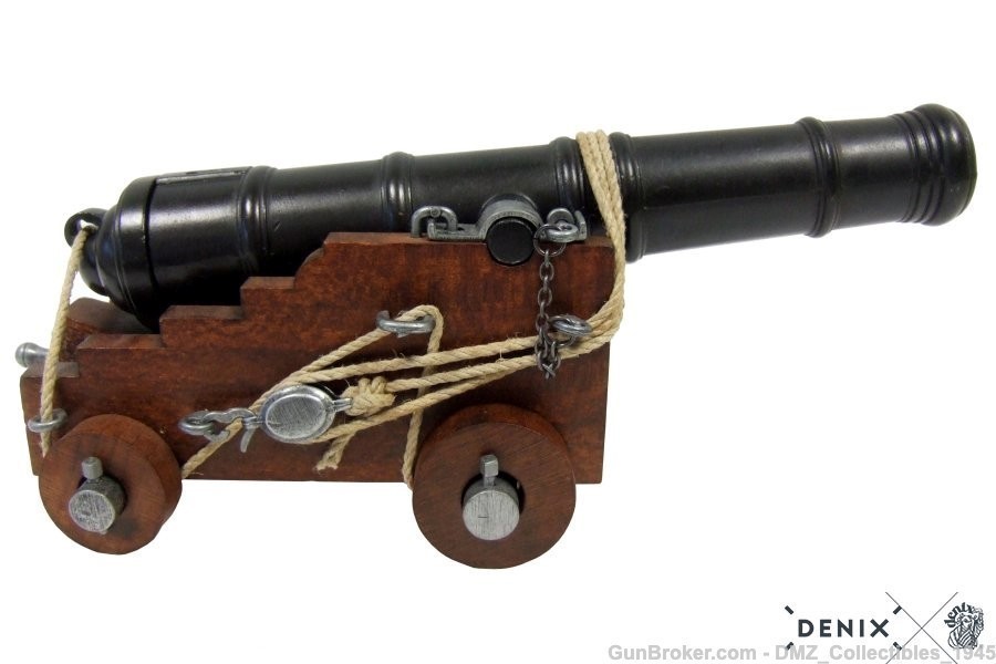 US Civil War Miniature Cannon Non Firing Replica by Denix of Spain-img-0