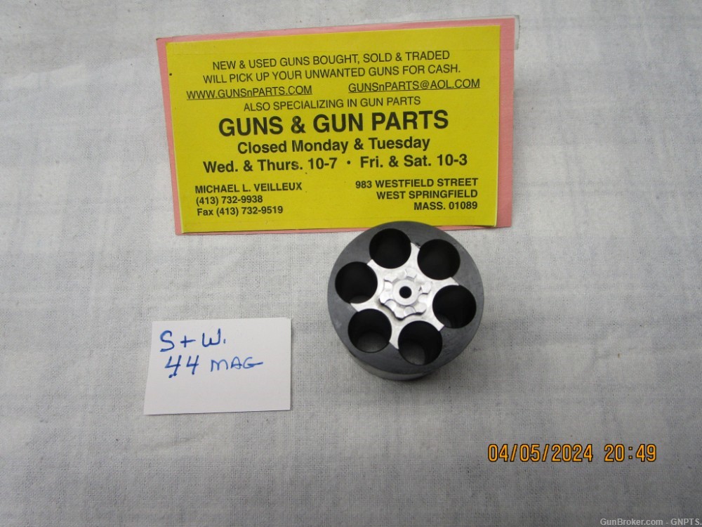 Smith & Wesson .44 mag cylinder for a - N - frame factory dull blue.-img-2