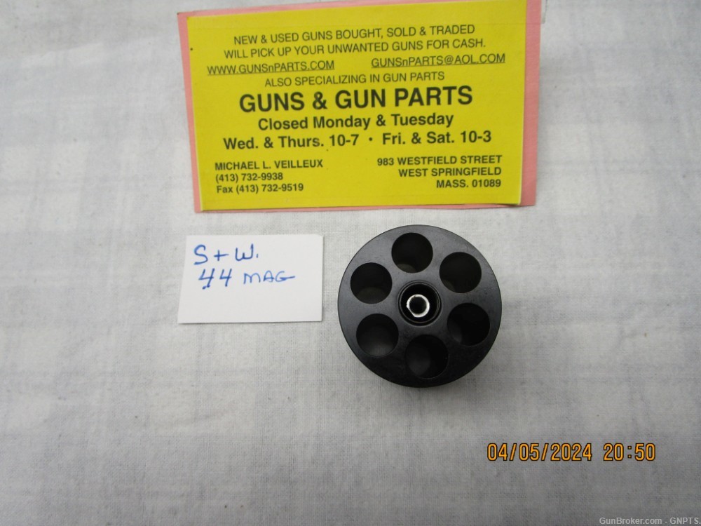 Smith & Wesson .44 mag cylinder for a - N - frame factory dull blue.-img-3