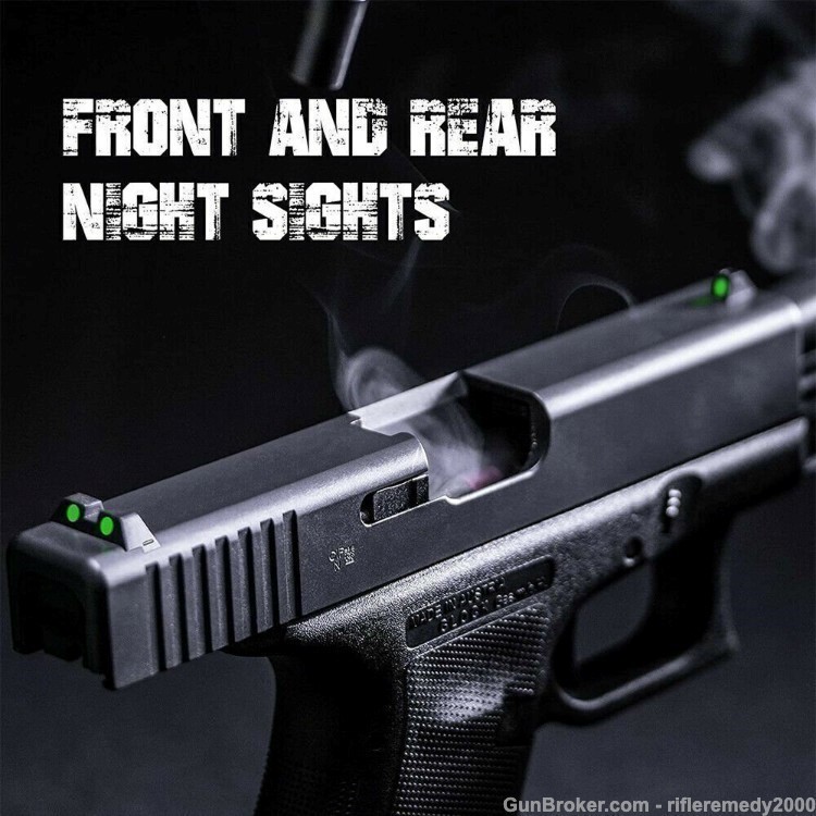 Glock 17 19 22 Sight OEM Style Sights Night Sights Glock 19 17 Night Sight-img-0