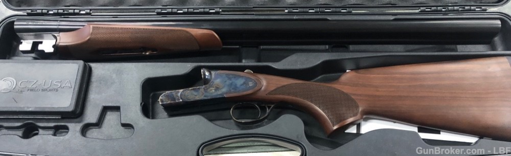 CZ Sharp-Tail Case Color 12ga 28"BBL Side by Side -img-0