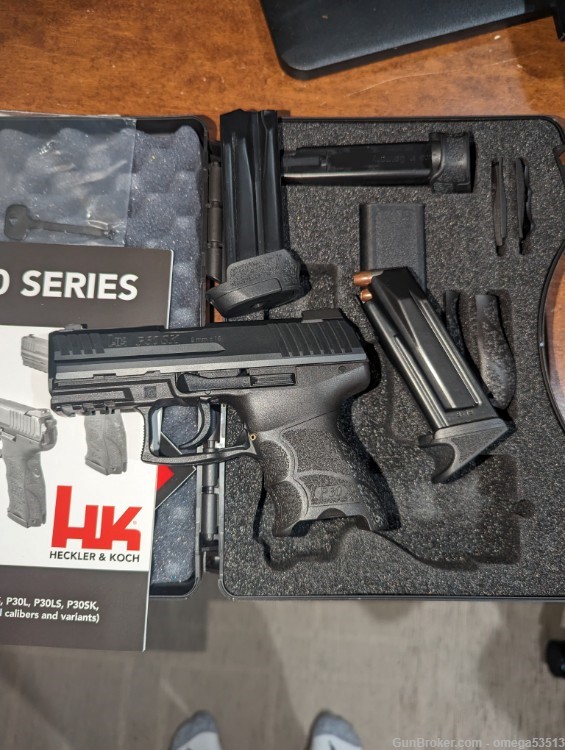 Heckler & Koch H&K P30SK 9mm like new night sights LEM V1-img-3