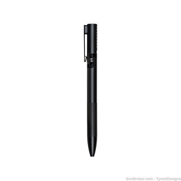 TYRANT CNC - T.D.C 003 Tactical Pen with Tungsten Glass Breaker Tip - Black-img-5