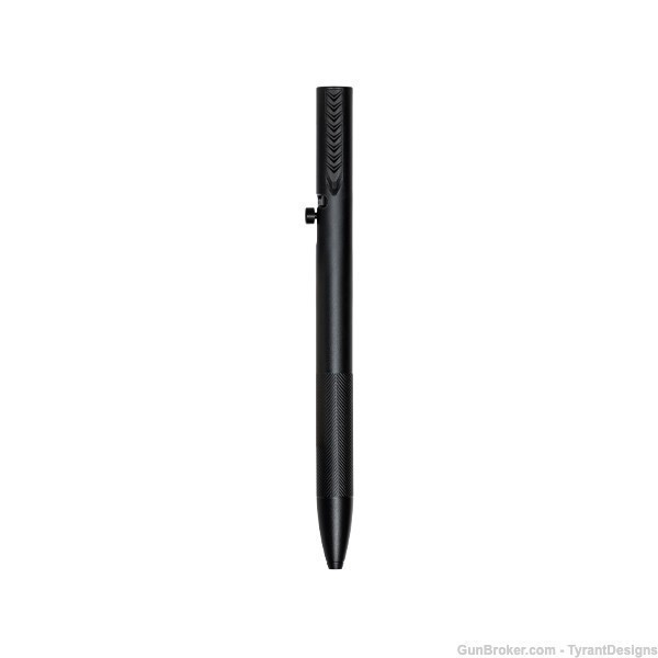 TYRANT CNC - T.D.C 003 Tactical Pen with Tungsten Glass Breaker Tip - Black-img-4